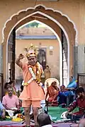 Tamasha performing