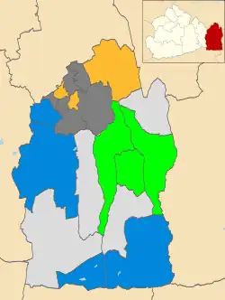 2019 results map