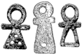 Sign of Tanit pendants from Ashkelon