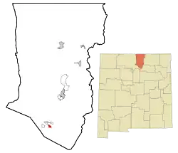 Location of Peñasco, New Mexico