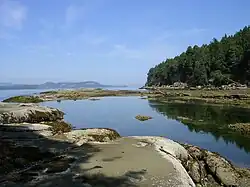 Beach at Descanso Bay