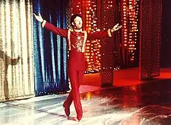 Ted in an ice show