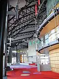 Photo of the lobby looking east.