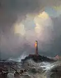 Lighthouse on the Coast of Brittany (1845)