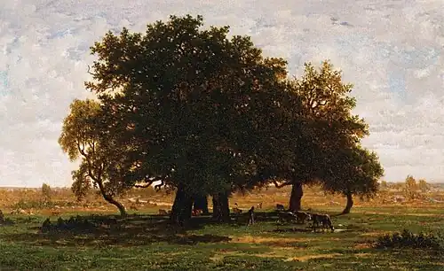 Oak Grove, Apremont by Théodore Rousseau