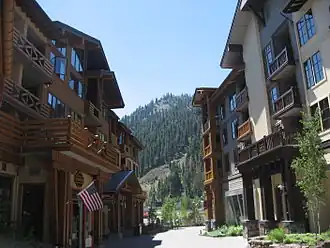 The Village at Palisades Tahoe in July 2007