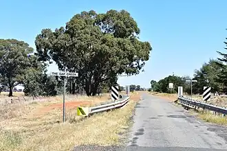 The Gap Creek crossing on The Gap Road