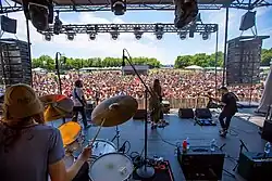 The Lonely Biscuits performing at Firefly Music Festival in Dover, Delaware, June 2016