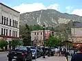The Incline rising above Manitou Springs