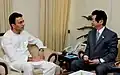 The Minister of Works of Japan, Mr. Ken Okuda meeting the Minister of State for Road Transport and Highways, Shri Jitin Prasada, in New Delhi on May 01, 2012.