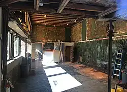 Interior amid renovation, 2020
