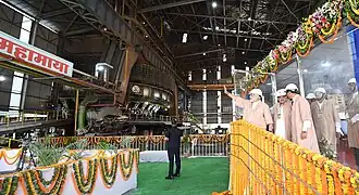 The Bhilai Steel Plant, an industrial landmark of the division.