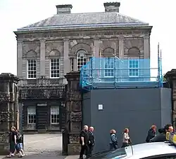 Provost's House during renovations in 2010