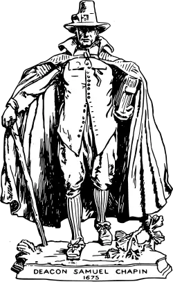 An illustration of one of Saint-Gaudens' copies, used to promote a so-named Chapin National Bank in 1923
