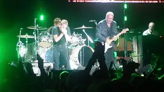 On-stage shot of The Who