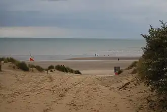 The beach at Camber Sands