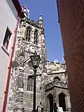 The bell tower of St Mary's Church