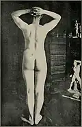 "Rear View of Author at Thirty-three"
