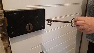 Old lock and key