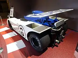 Rear view of the 1969 Toyota New 7