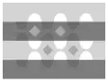 Edward H. Adelson's snake lightness illusion: identical grey diamonds appear different due to context (animated; click to view).