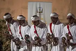 Image 50A group performing gnawa in Zagora, southeastern Morocco (from Culture of Morocco)