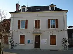 The town hall in Thevet-Saint-Julien