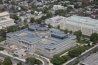 Aerial photograph of the Thomas Jefferson Building by Carol M. Highsmith