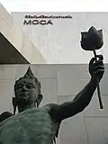 Kama (2014), by Thongchai Srisukprasert, on display near the entrance