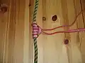 A variation of the Prusik knot with additional friction.