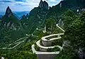 View of the Heaven-Linking Avenue from a cable car
