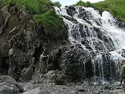 Waterfall in Tigilsky District