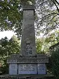 Memorial on the corner of K Výboru and Ke Spálence streets