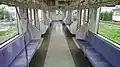 Interior view of set 51001 showing the original seat style in August 2011
