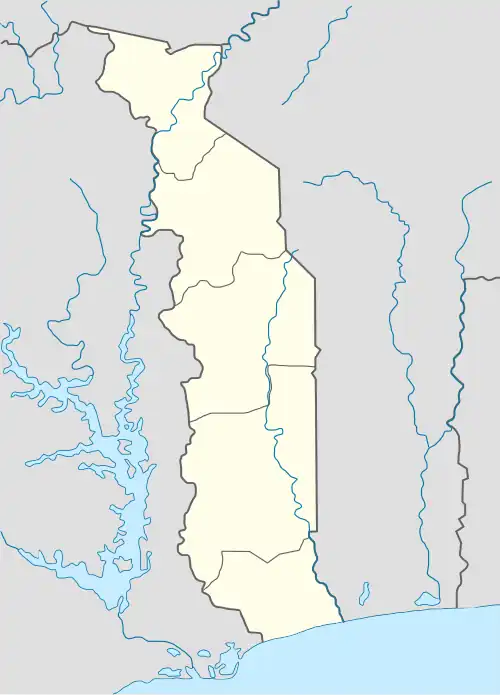 Tchamba is located in Togo