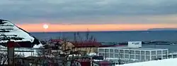 Sunset over Tomamae