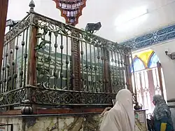Tomb of Imam Al-Busiri, in the mosque