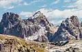 L→Rː Torre Siorpaes, Cimon di Croda Liscia, Torre Wundt