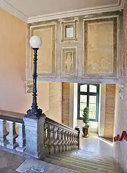 Top of the grand staircase.