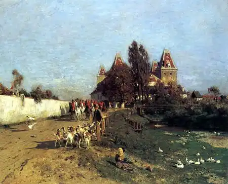 Hunt par Force at Schloss Orth