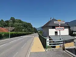 The road into Tournon