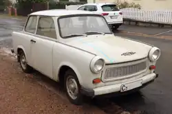 A Trabant 601 S in daily use in Chemnitz in 2019.