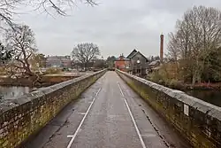 View from the bridge deck, looking west