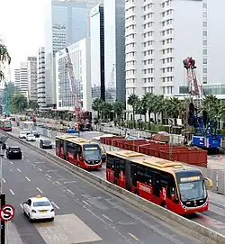 DAMRI's older Zhongtong buses, unoperational