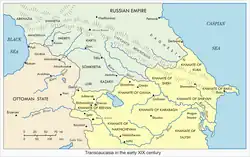 Color-coded map