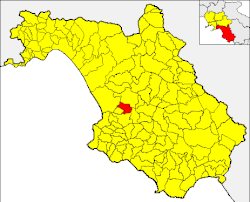 Trentinara within the Province of Salerno
