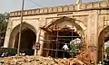 The southern gate under restoration - 28°41′07″N 77°11′45″E﻿ / ﻿28.685346°N 77.195804°E﻿ / 28.685346; 77.195804