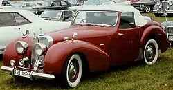 Triumph 1800 Roadster with hood