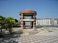The gazebo, a good place to take a look at the seaview.