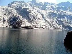 Tsongmo Lake in March
